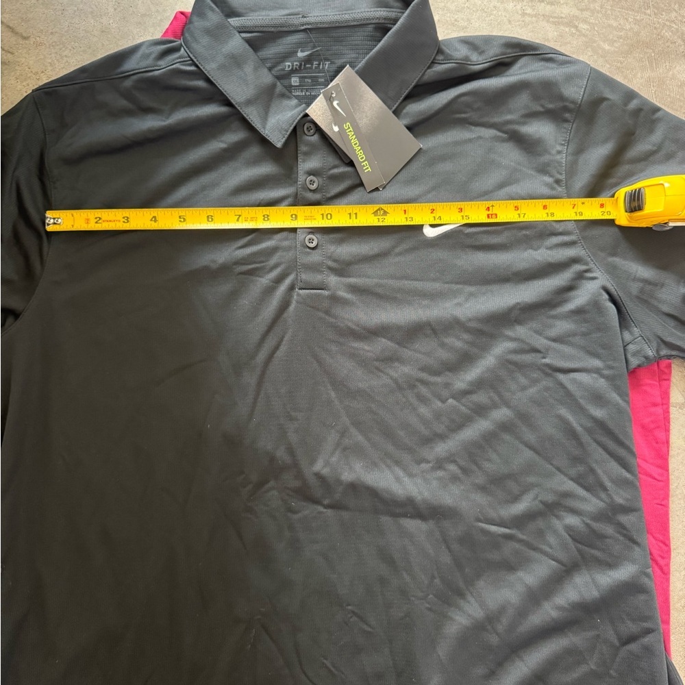 Nike Men's Polo Shirt trio - Black, Burgundy, and Green - Picture 6 of 7